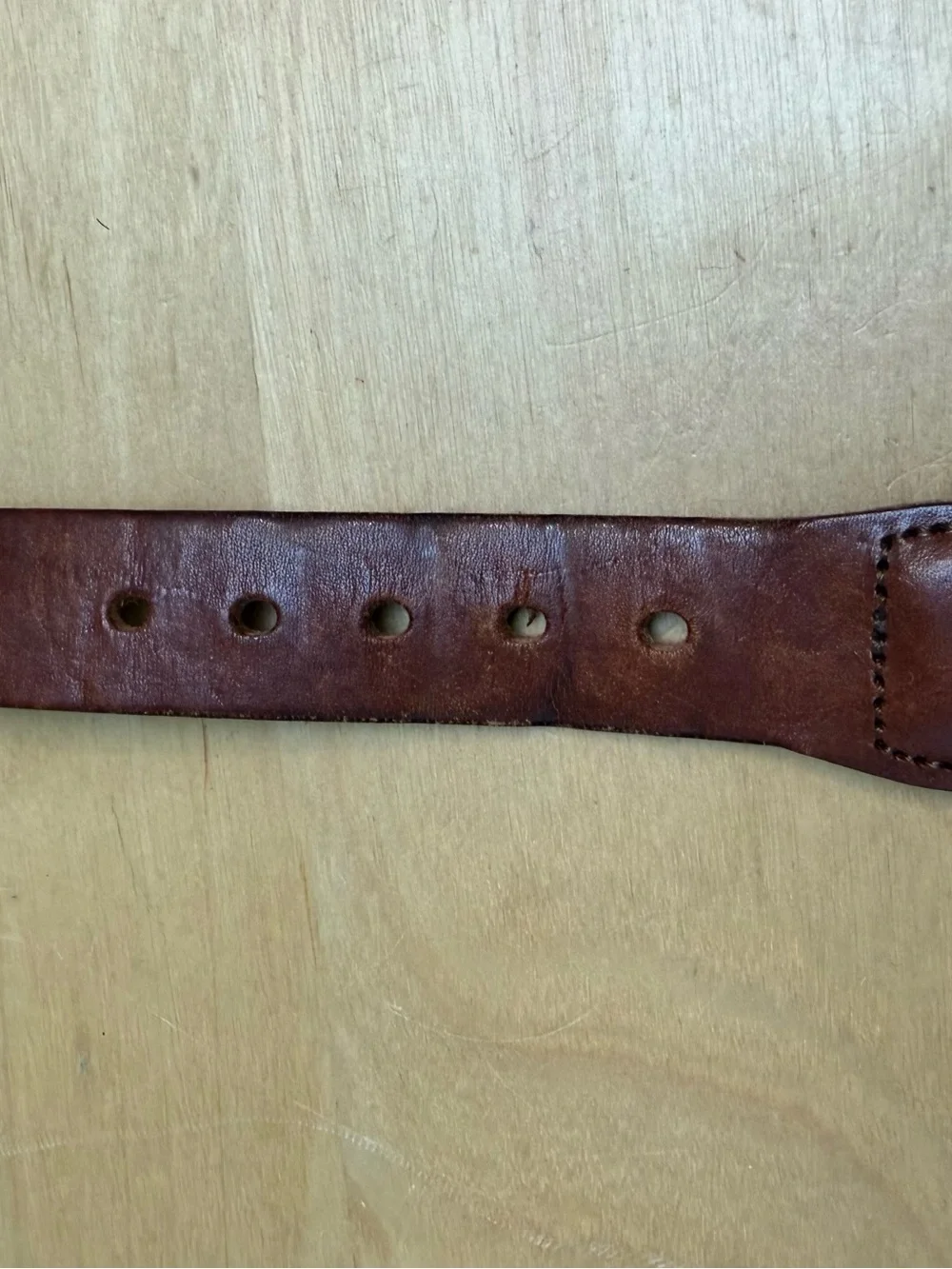 Nautical Sailboat Woven Vintage Belt Leather Man Ltd Brass Buckle Made in USA 38